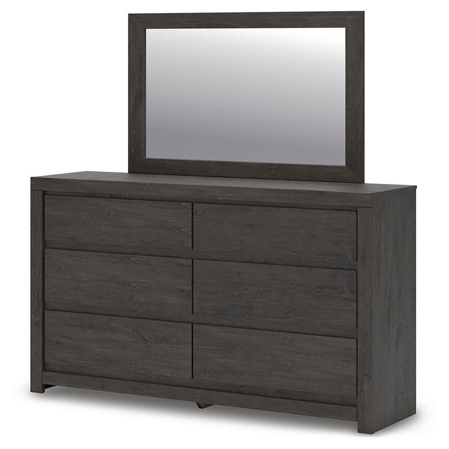 Fraluna Queen Panel Bed, Dresser, Mirror, and Nightstand (PCB3370-SI) - Image 8