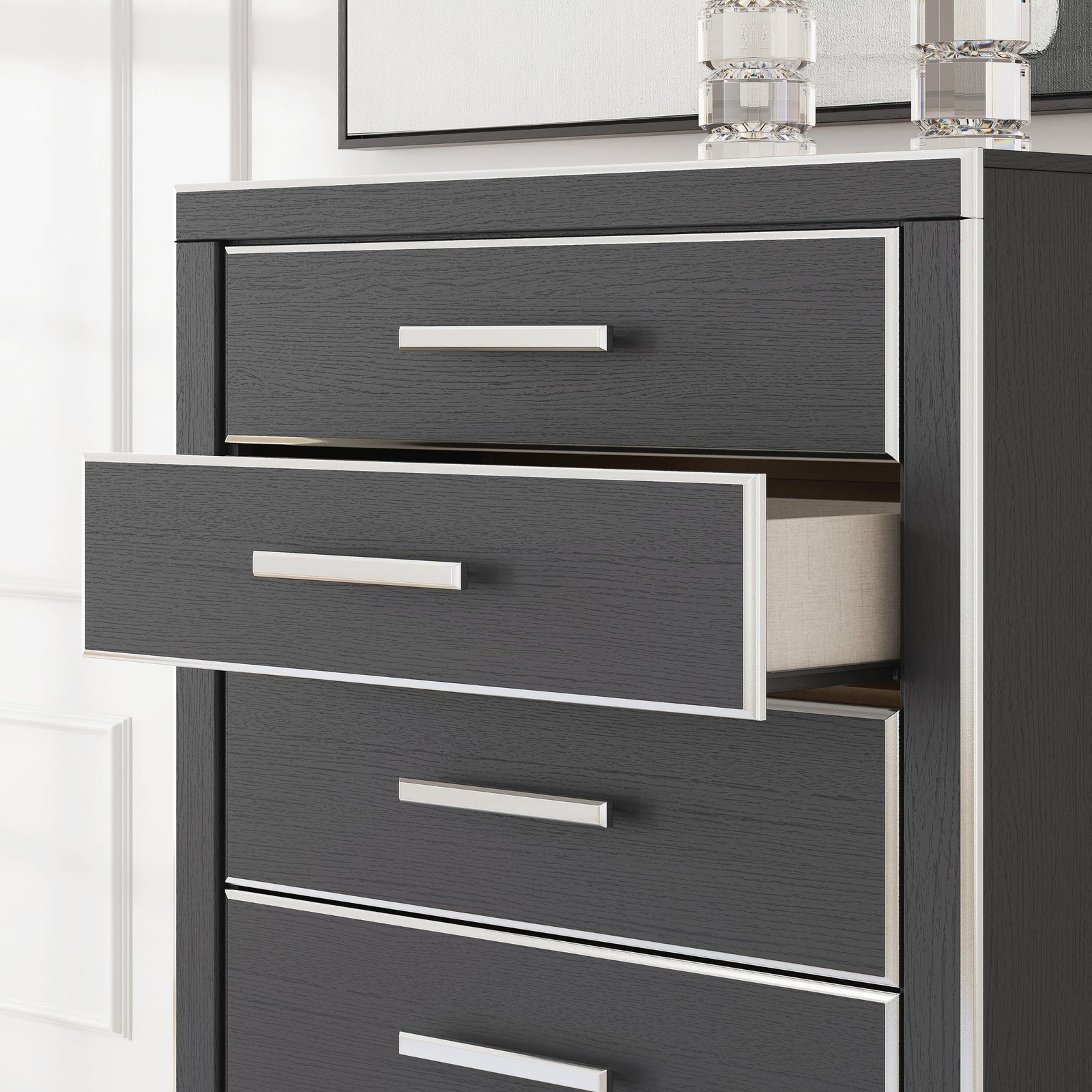Zuraleus King Storage Bed, Dresser, Mirror, Chest and Nightstand (PCB3380-SI) - Image 34