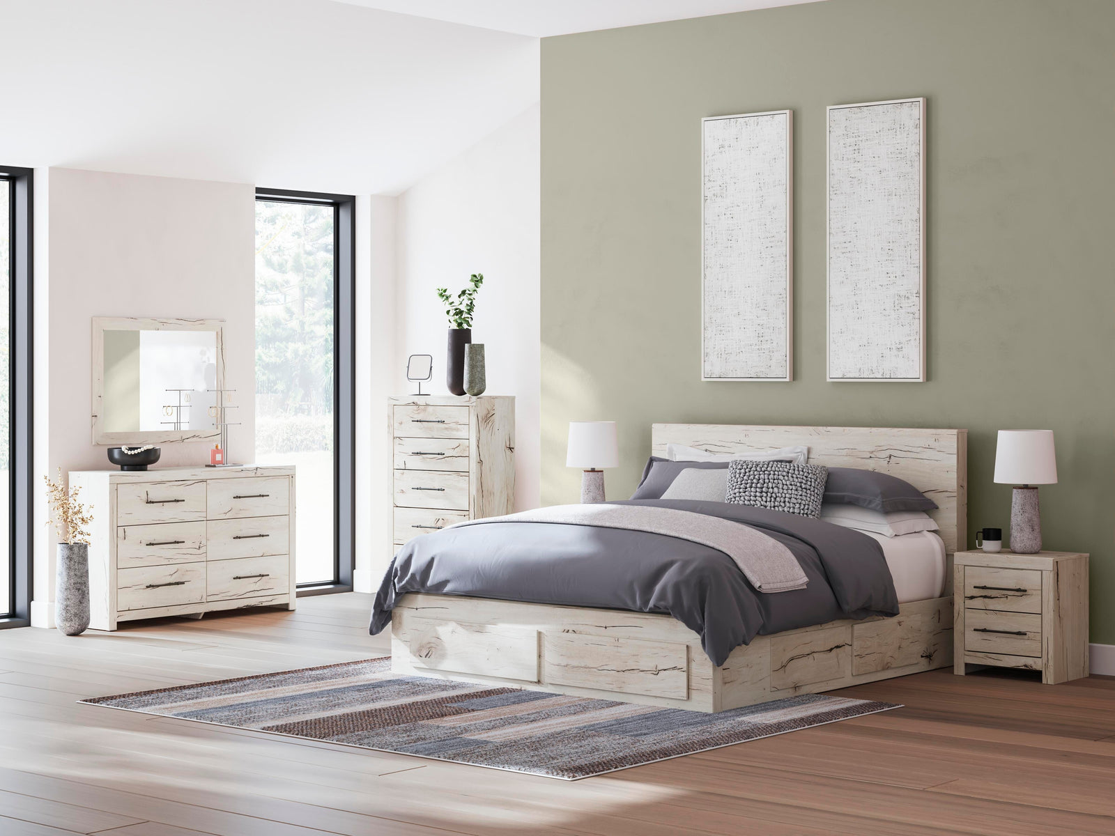 Lawroy Panel Storage Bed - Light Natural (B2310-SI) - Image 12