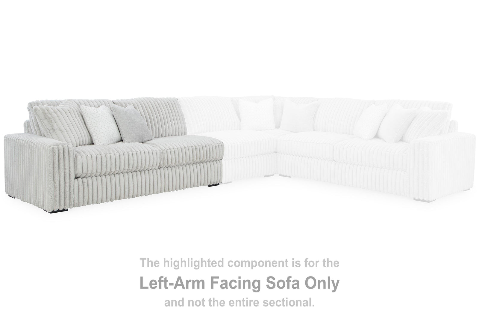 Stupendous Left-Arm Facing Sofa (25903-SI) - Image 23