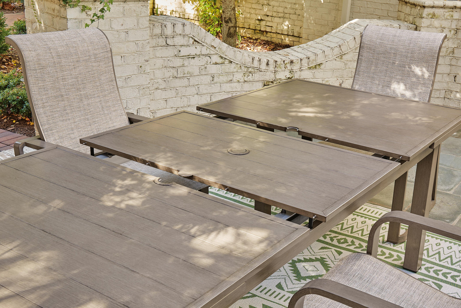 Beach Front Outdoor Dining Table (P323-SI) - Image 7