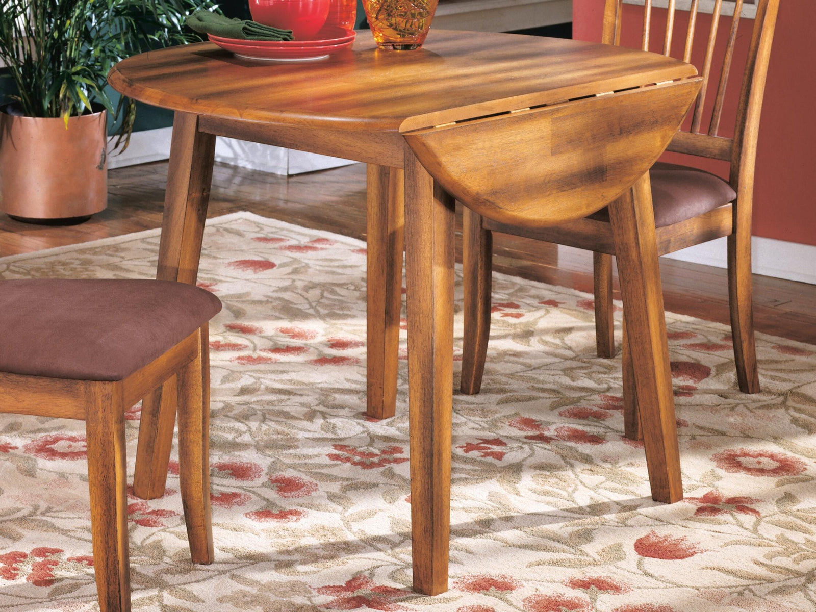 Berringer Dining Drop Leaf Table (D199-SI) - Image 2