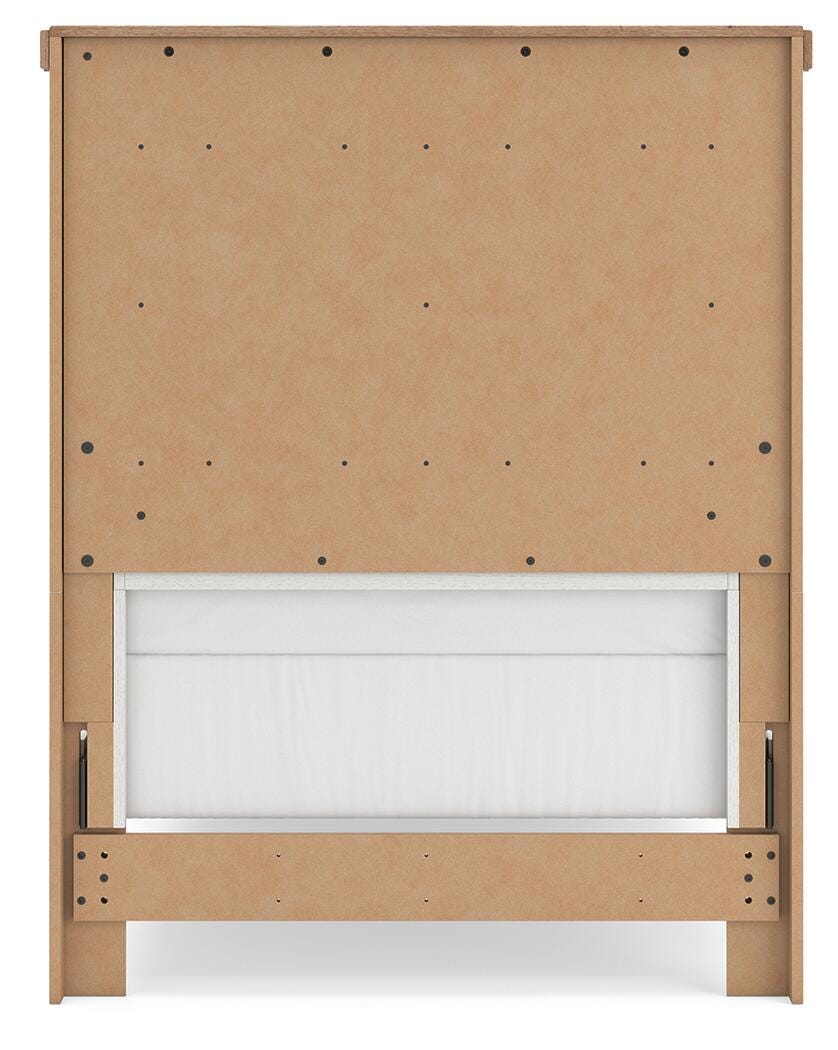 Savonport Panel Bed (Youth) - White/Brown (B4615-SI) - Image 7