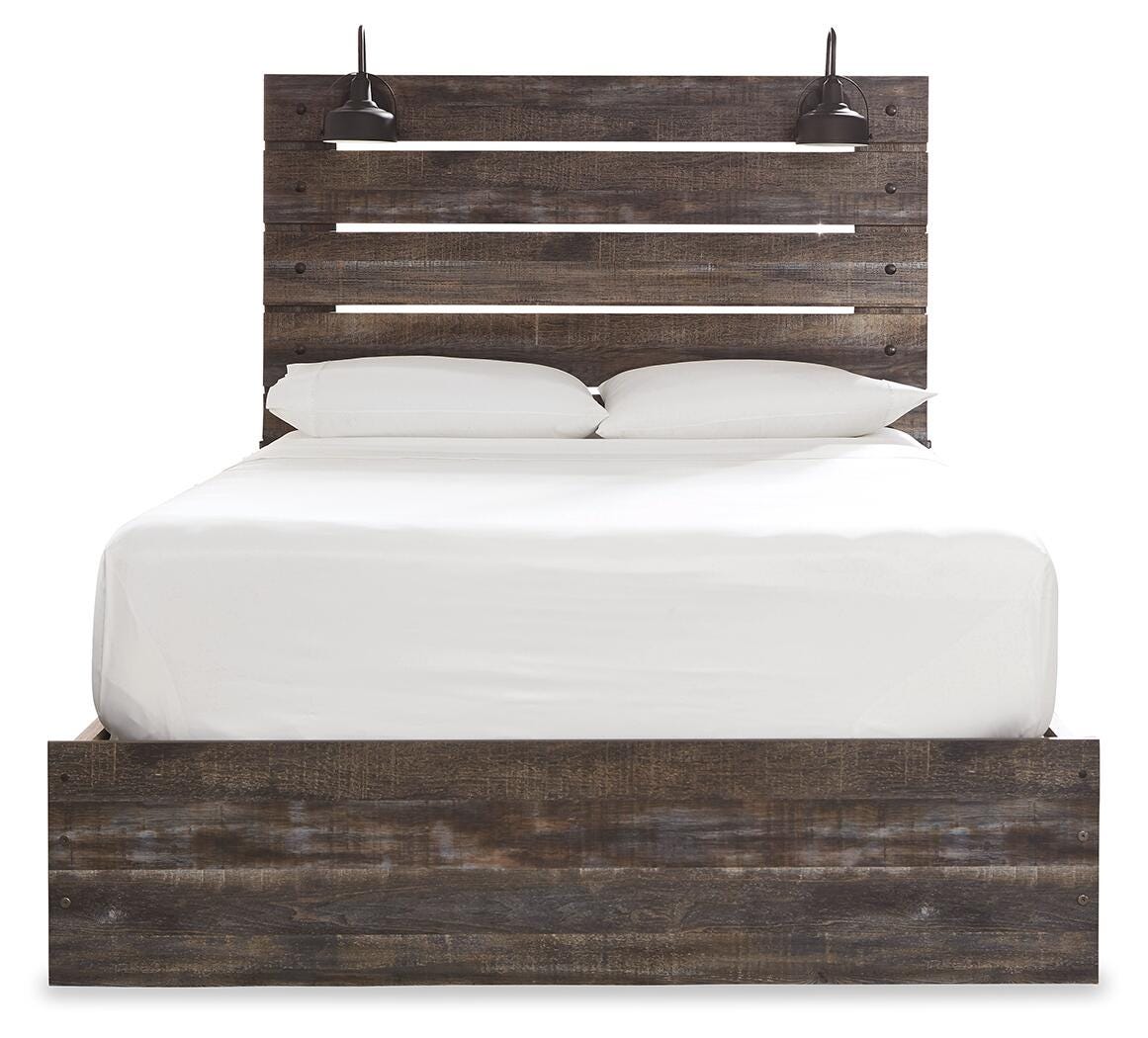 Drystan Panel Bed with Storage, Chest and Nightstand - Multi (B211-SI) - Image 5