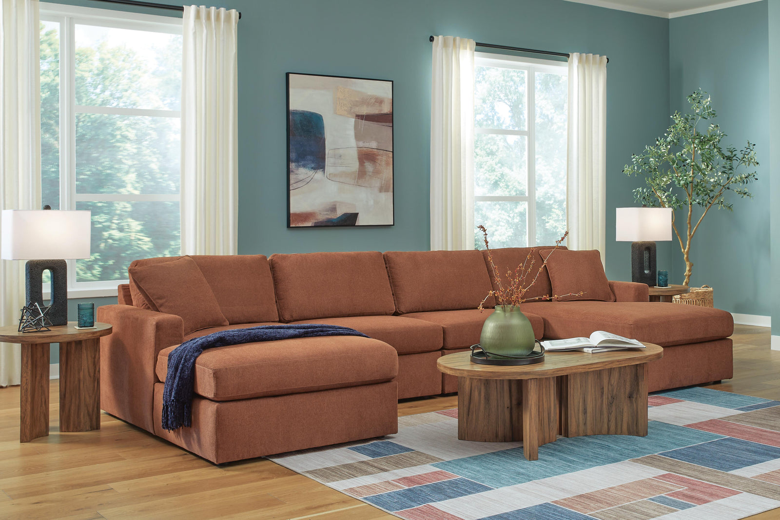 Modmax 4-Piece Sectional with Chaise (92102-SI) - Image 3