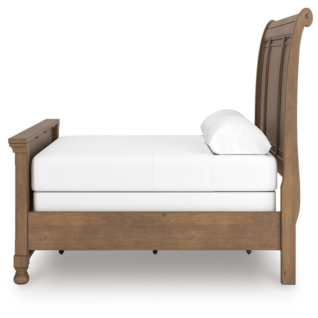 Feddinger Queen Sleigh Bed (PCB779-SI) - Image 6