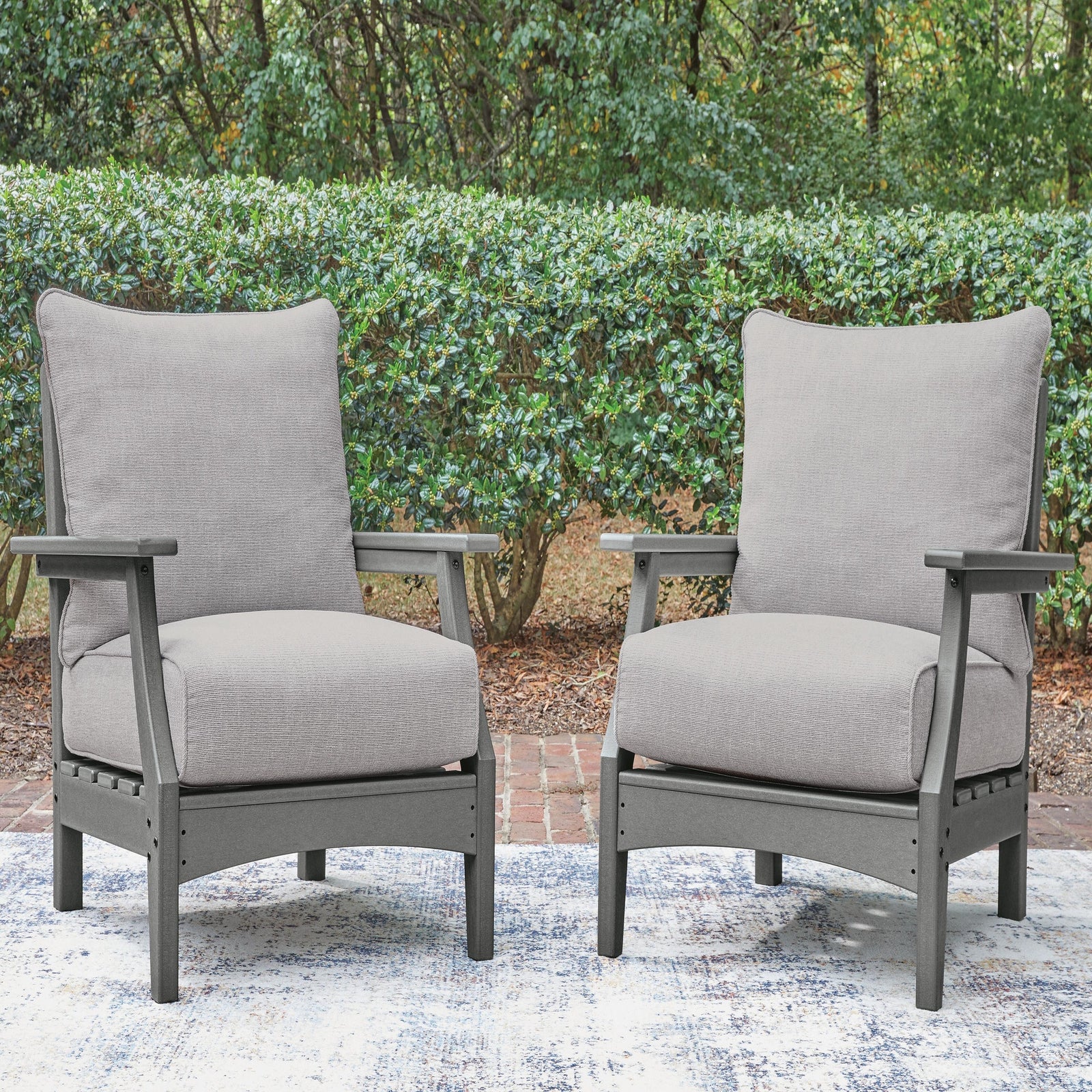 Cove Beach Outdoor Sofa with Cushion (PCP803-SI) - Image 2