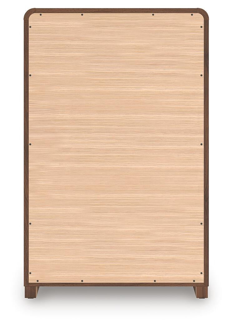 Fortlorn Queen Panel Bed, Dresser, Mirror, 2 Chests and 2 Nightstands (PCB386-SI) - Image 13