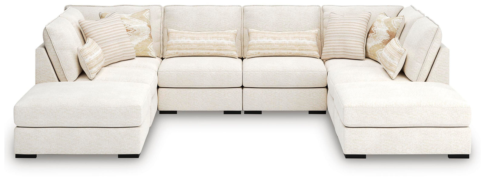 Donelson Creek 6-Piece Sectional and Ottoman (48002-SI)