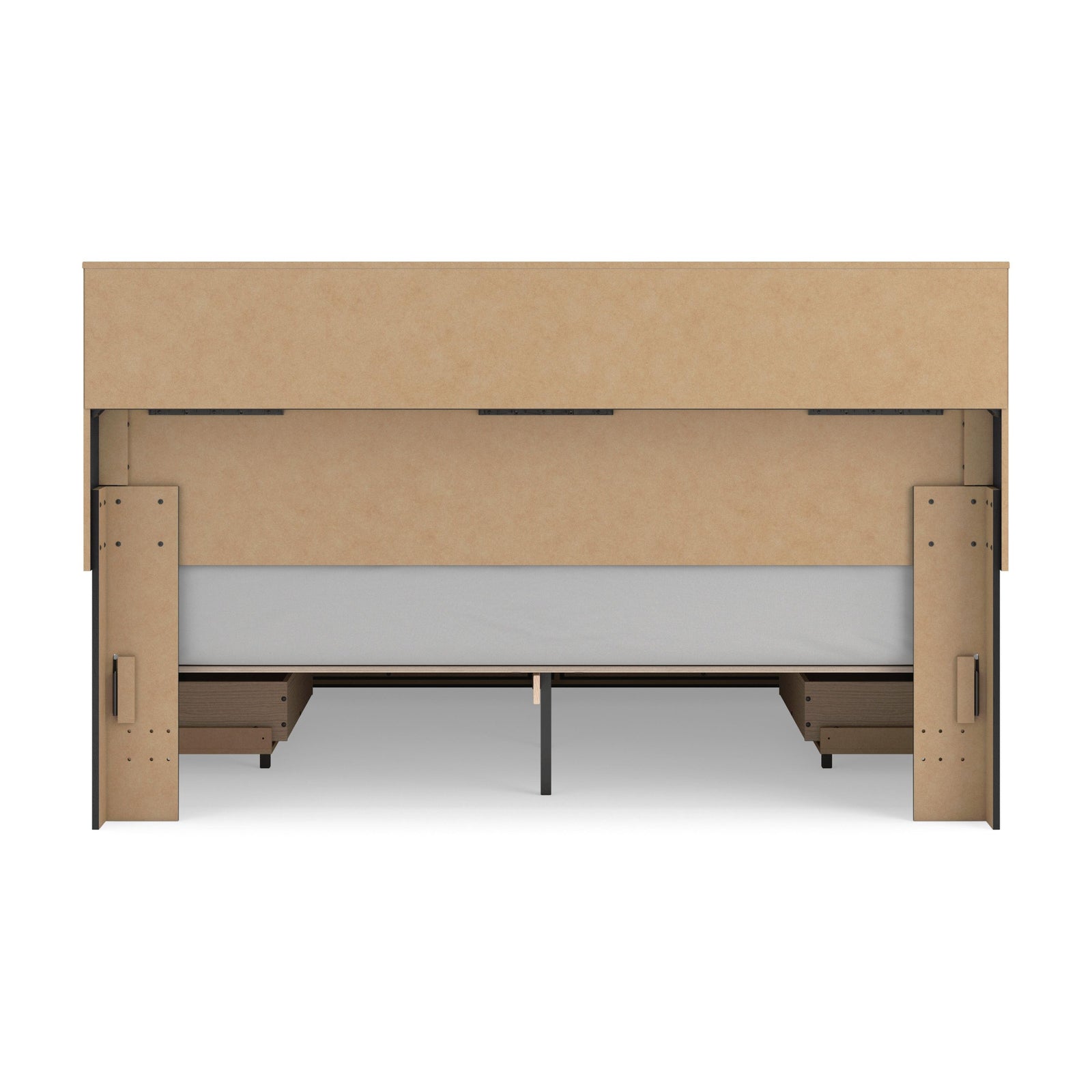Stabotta King Bookcase Bed with Storage (PCB1755-SI) - Image 7