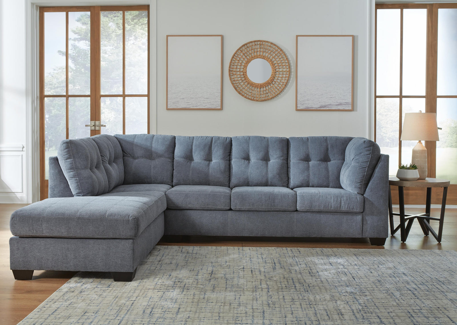 Marleton 2-Piece Sectional with Chaise (55303-SI) - Image 4