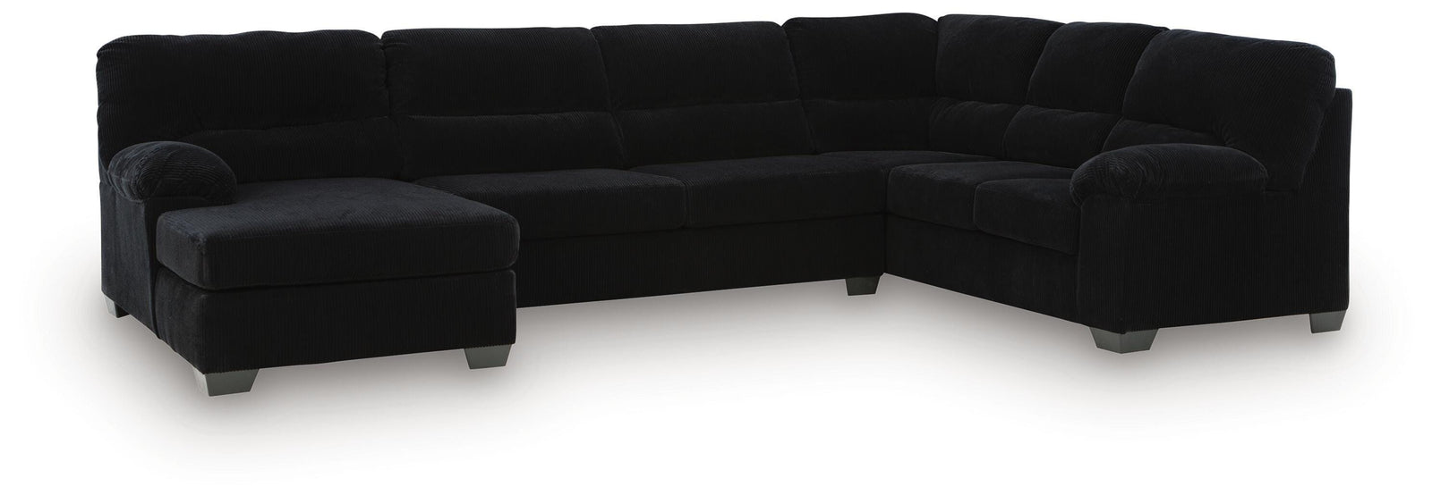 SimpleJoy 3-Piece Sectional with Chaise (24204-SI)