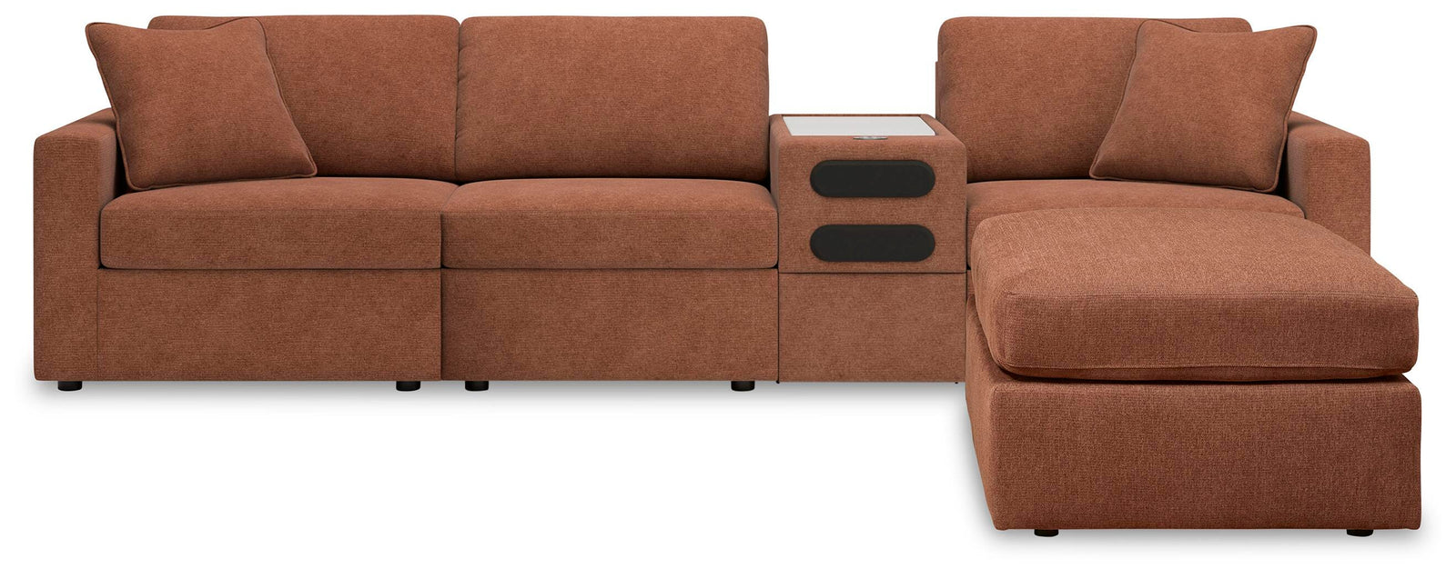 Modmax 4-Piece Sectional and Ottoman (92102-SI)