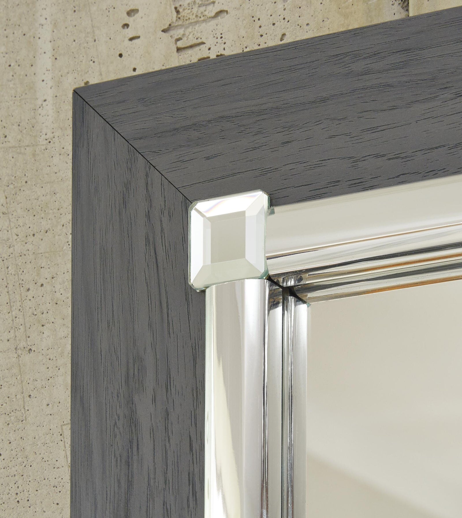 Lodanna Dresser and Mirror - Gray (B214-SI) - Image 5