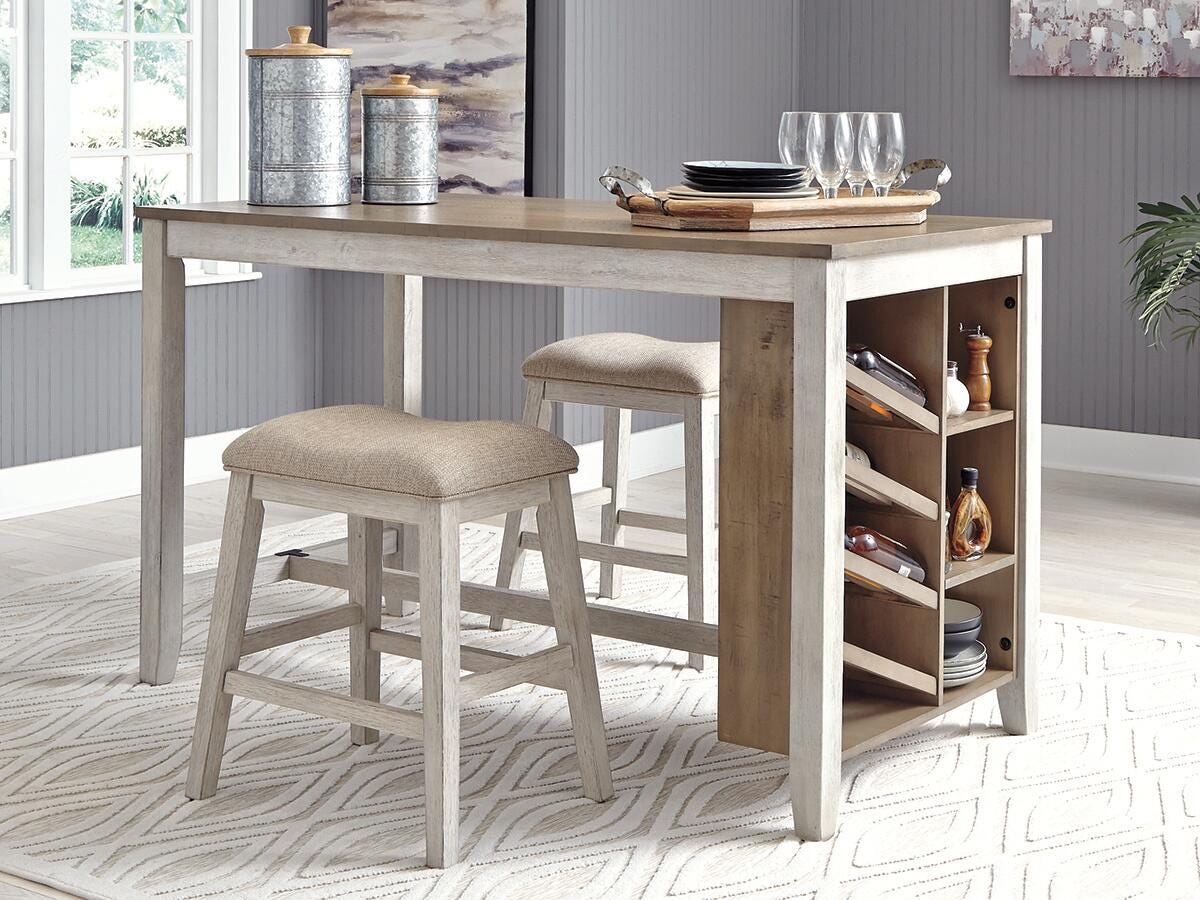 Skempton Counter Height Dining Table (D394-SI) - Image 3