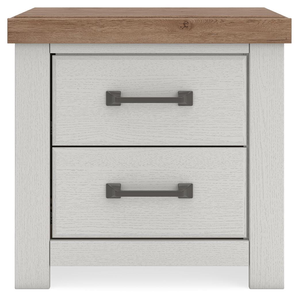 Savonport Nightstand - White/Brown (B4615-SI) - Image 2