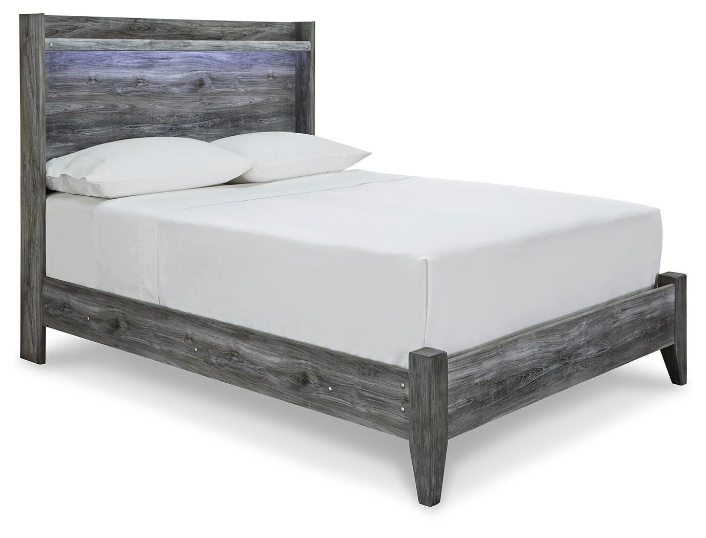 Baystorm Panel Bed and Nightstand - Gray (B221-SI) - Image 2
