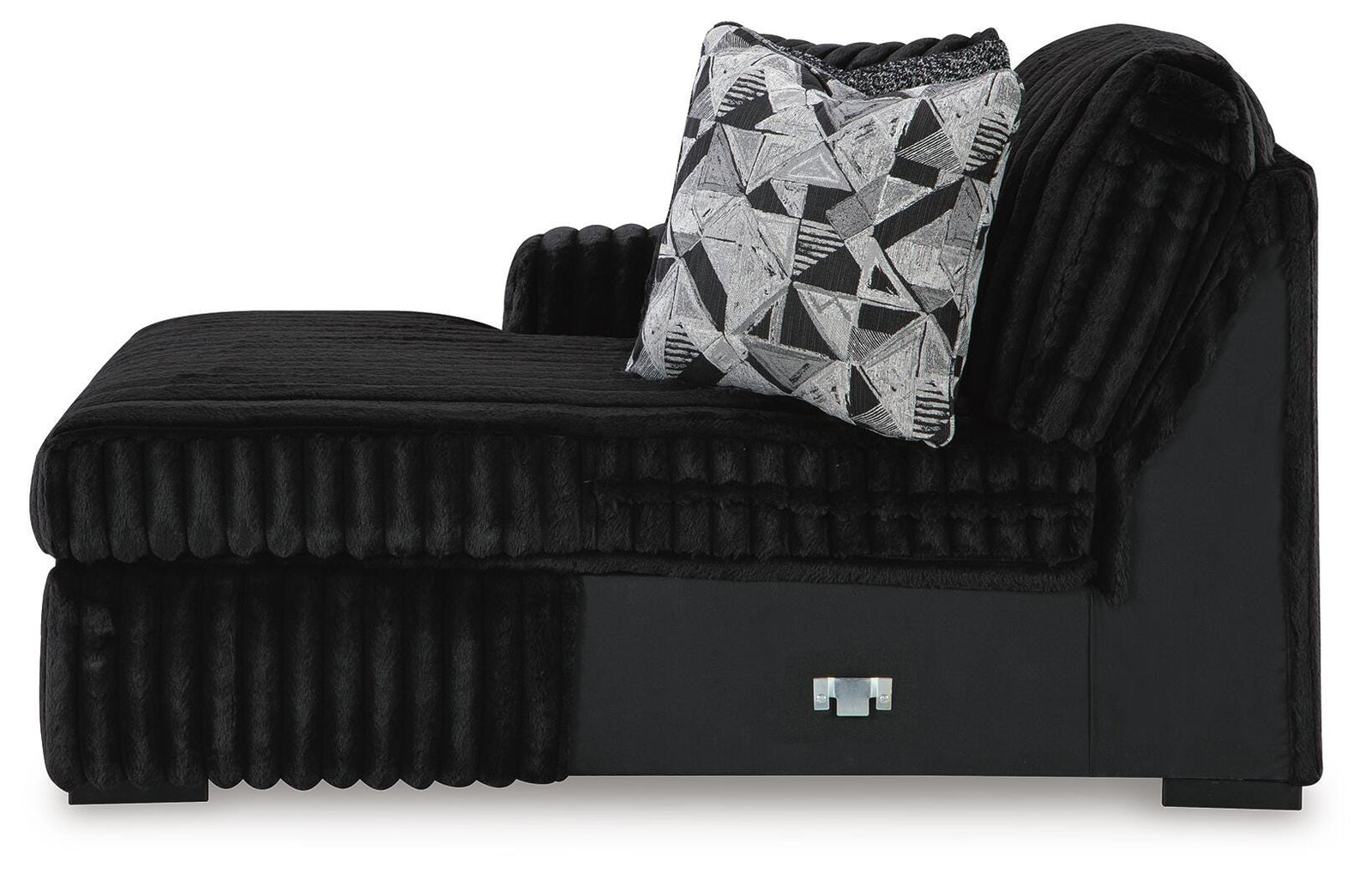 Midnight-Madness 2-Piece Sectional and Ottoman (98103-SI) - Image 9