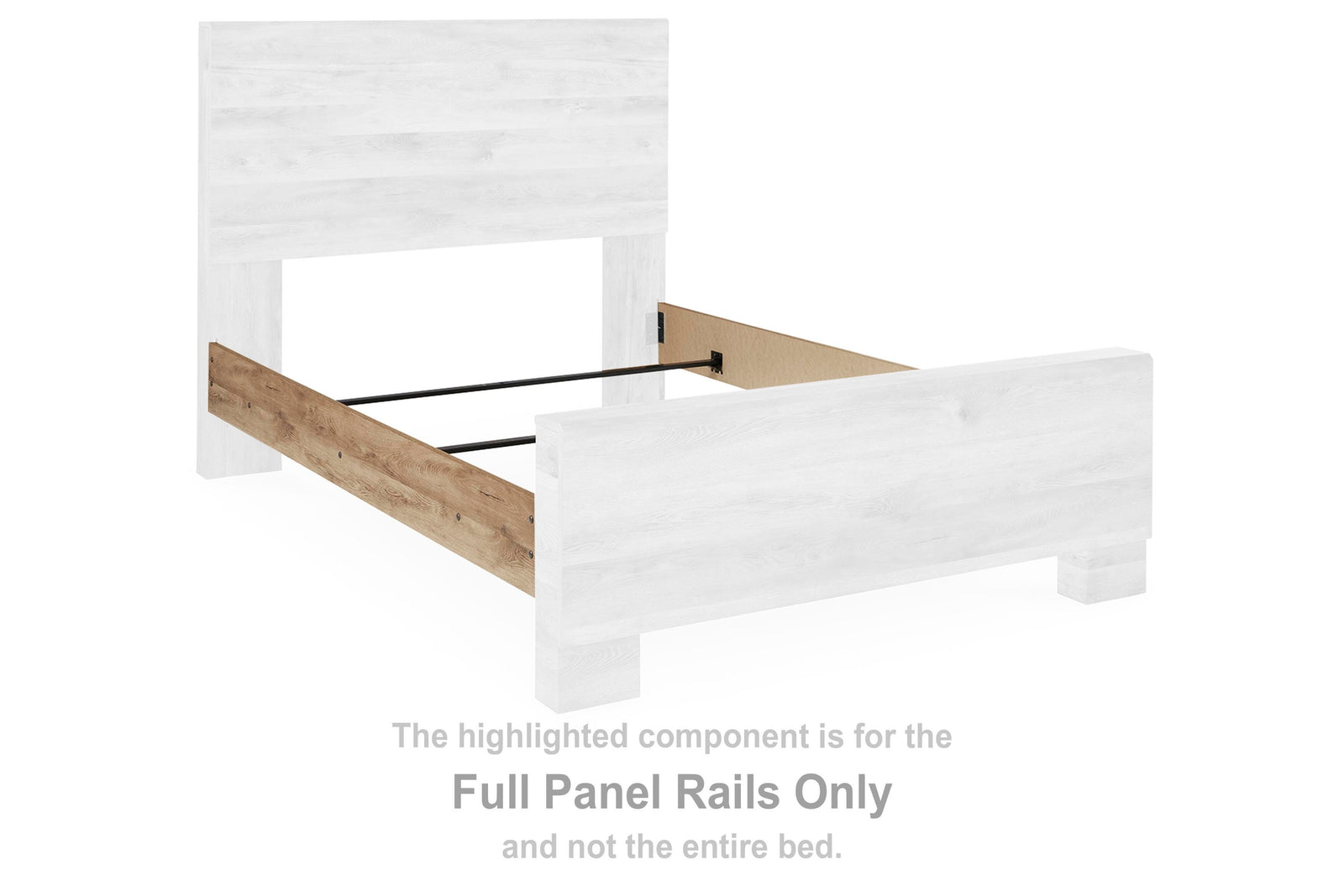 Hyanna Panel Rails - Tan Brown (B1050-SI) - Image 3
