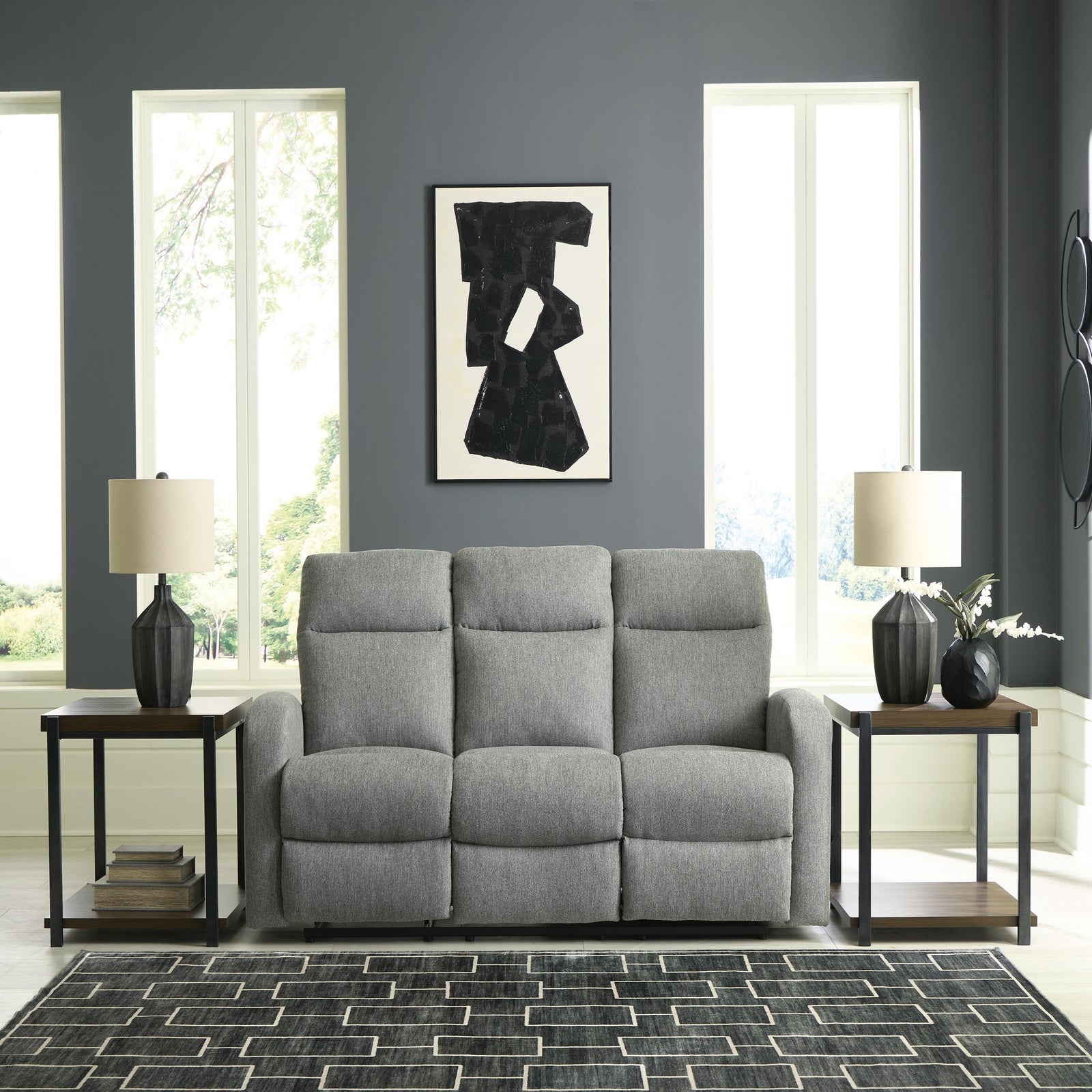 Gauntlet Reclining Sofa and Loveseat (PC42204-SI) - Image 13