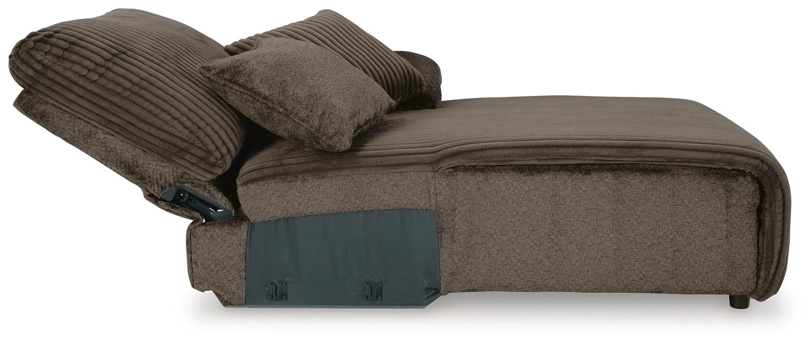 Top Tier 3-Piece Reclining Sofa Chaise Sectional (92705-SI) - Image 5