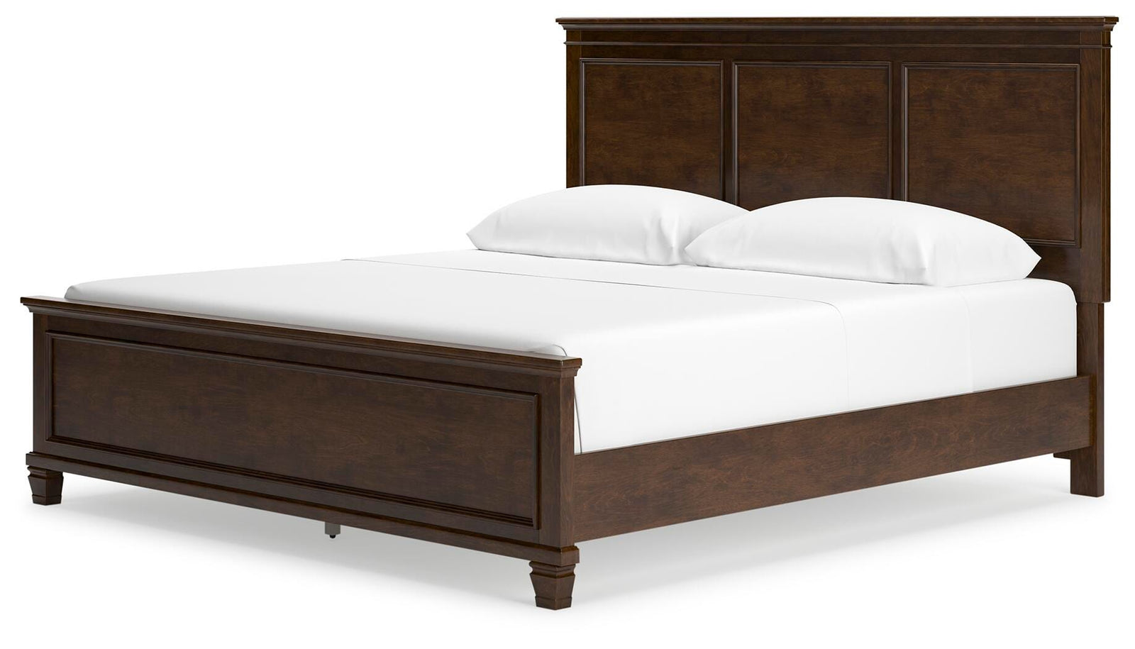 Danabrin Panel Bed, Dresser, Mirror and Nightstand - Brown (B685-SI) - Image 13