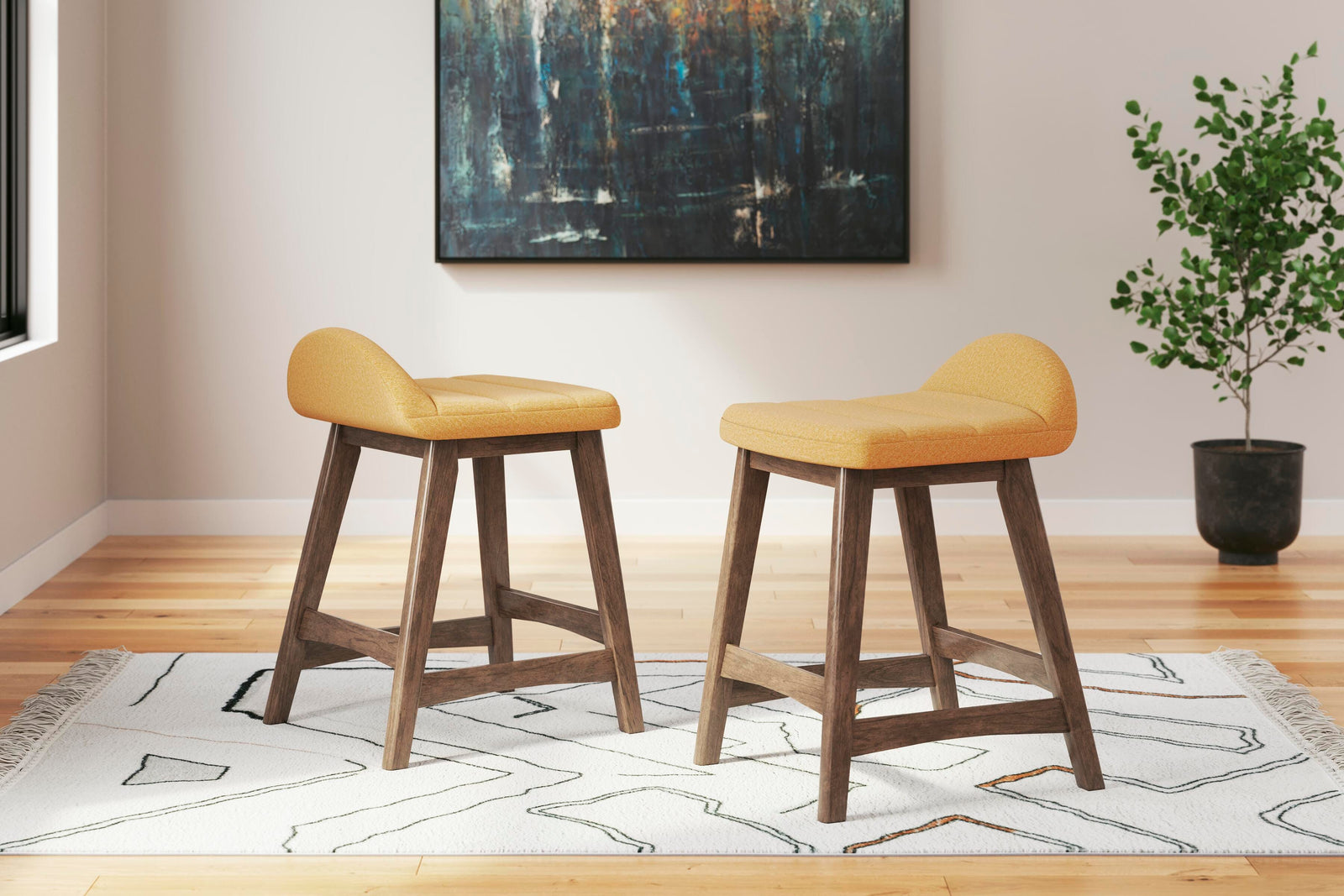 Lyncott Counter Height Bar Stool (D615-SI) - Image 40