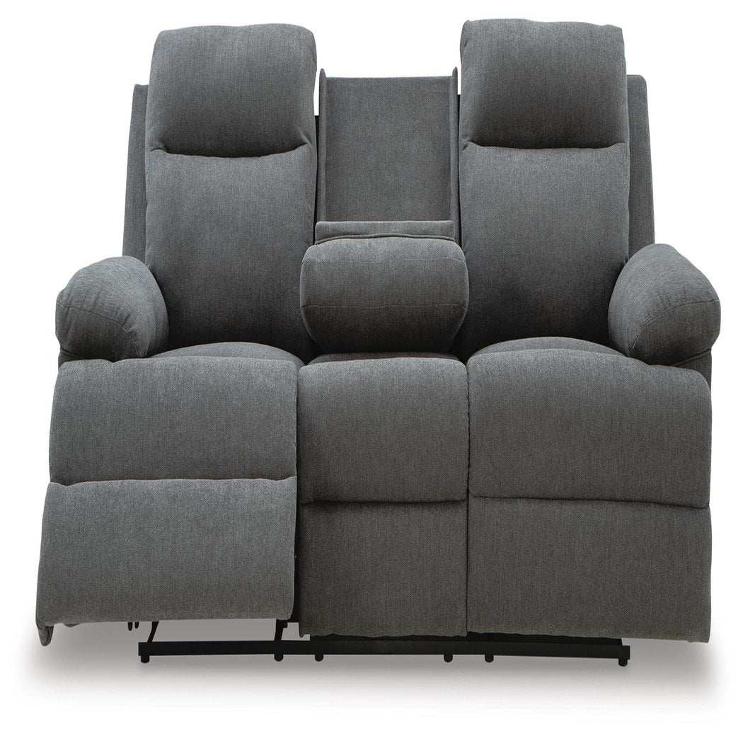Side-Swipe Reclining Sofa with Drop Down Table (PC91406-SI) - Image 5