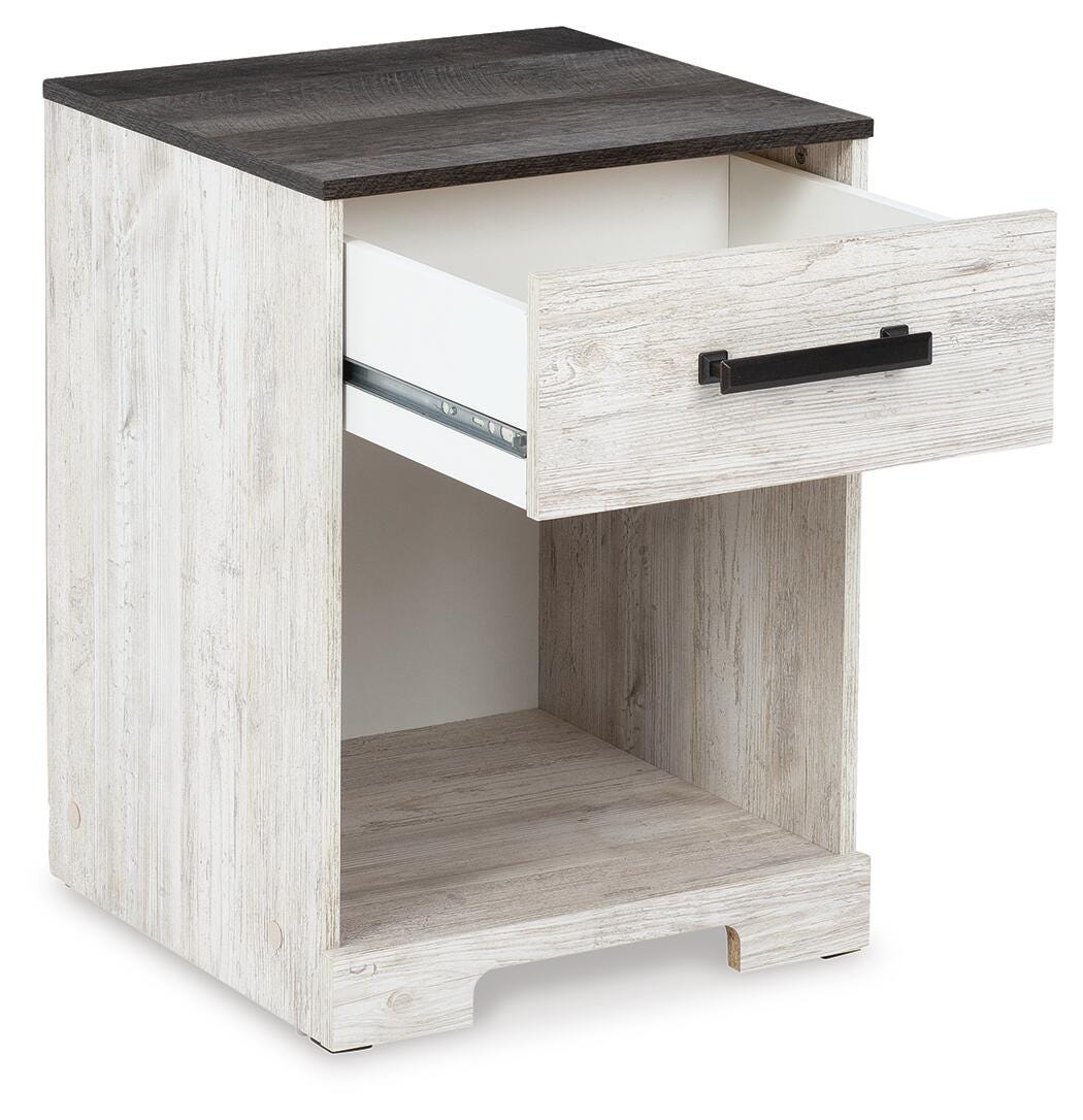 Shawburn Nightstand - Whitewash/Charcoal Gray (EB4121-SI) - Image 3