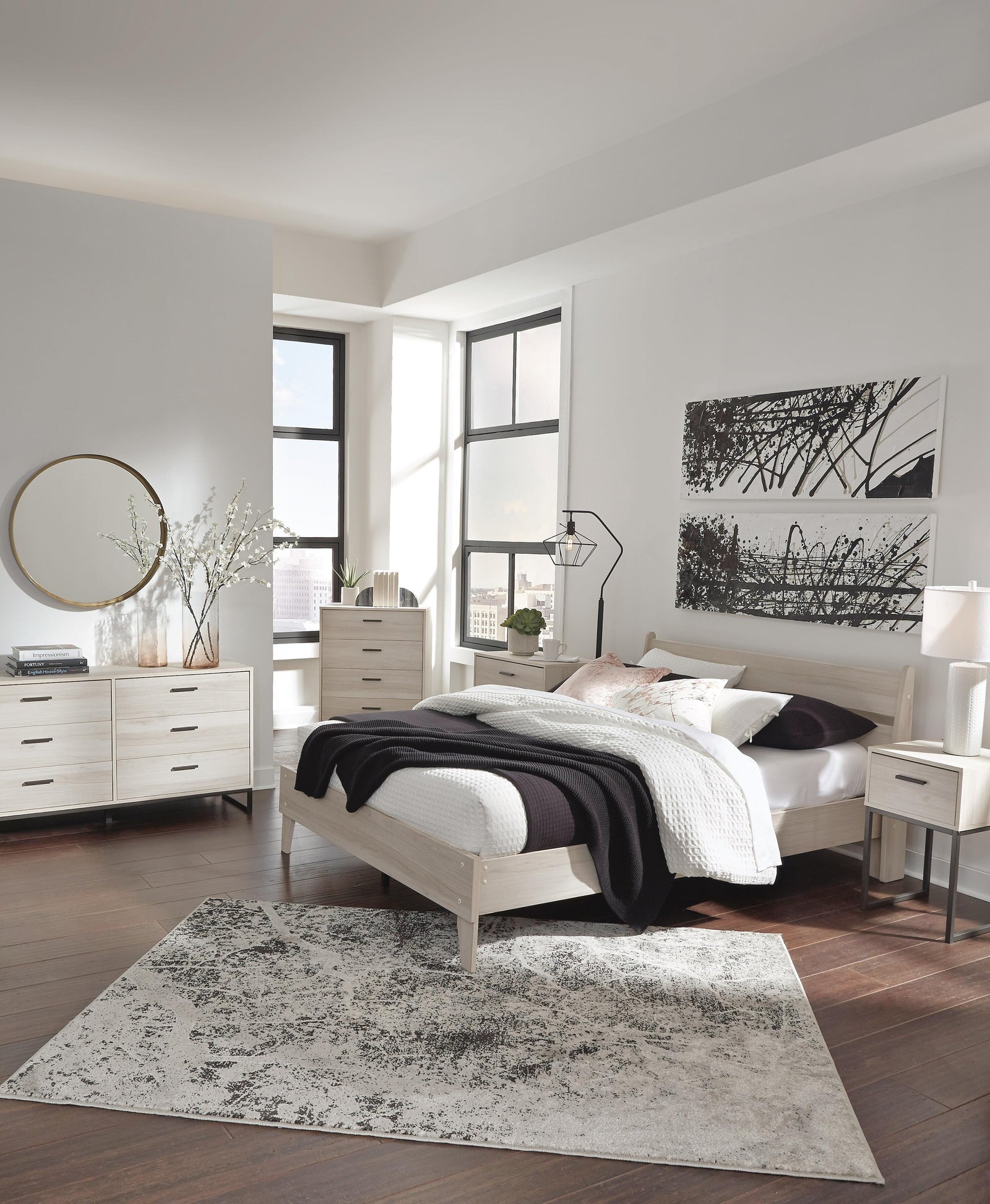 Socalle Panel Platform Bed - Natural (EB1864-SI) - Image 6