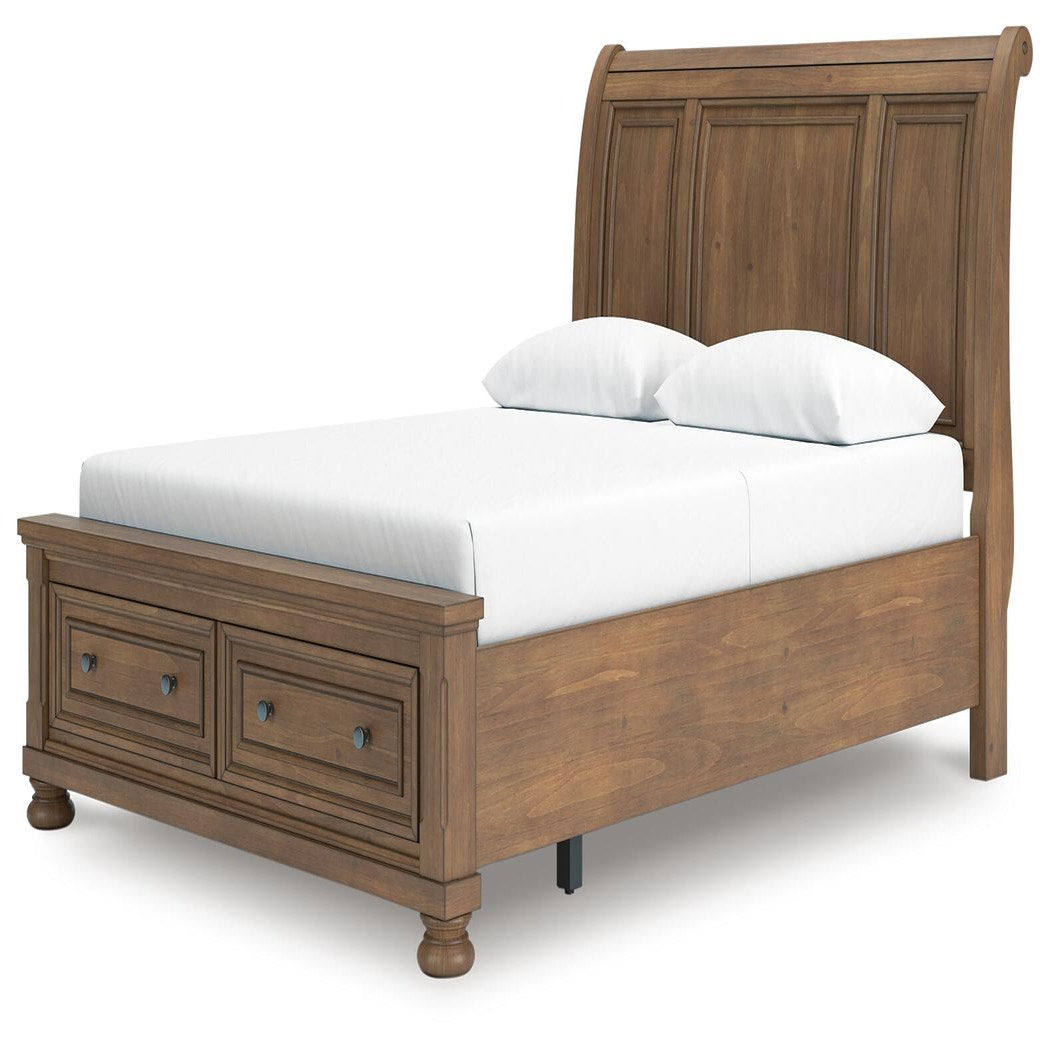 Feddinger Queen Storage Sleigh Bed (PCB779-SI) - Image 5