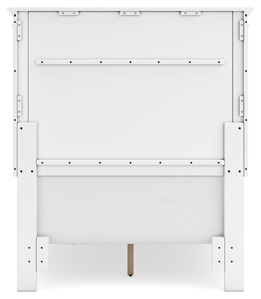 Fortman Panel Bed, Dresser and Mirror - White (B680-SI) - Image 10