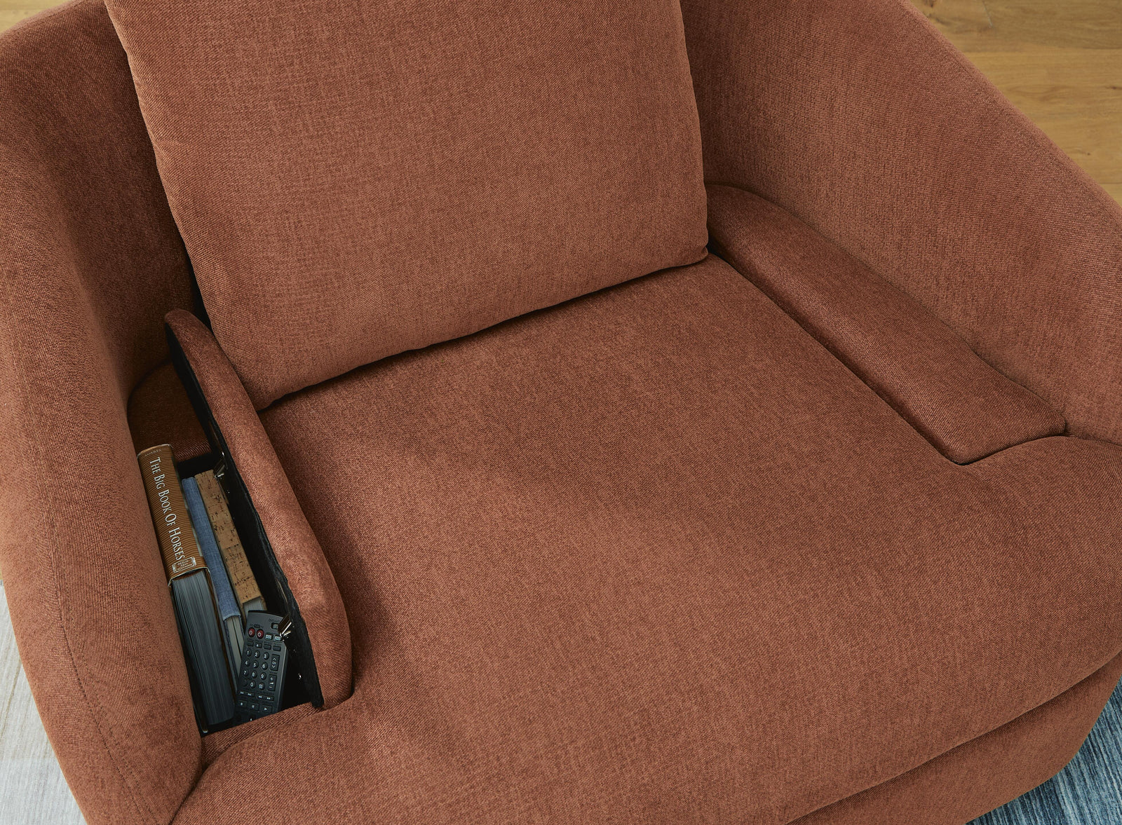 Modmax Swivel Glider Recliner (92102-SI) - Image 9