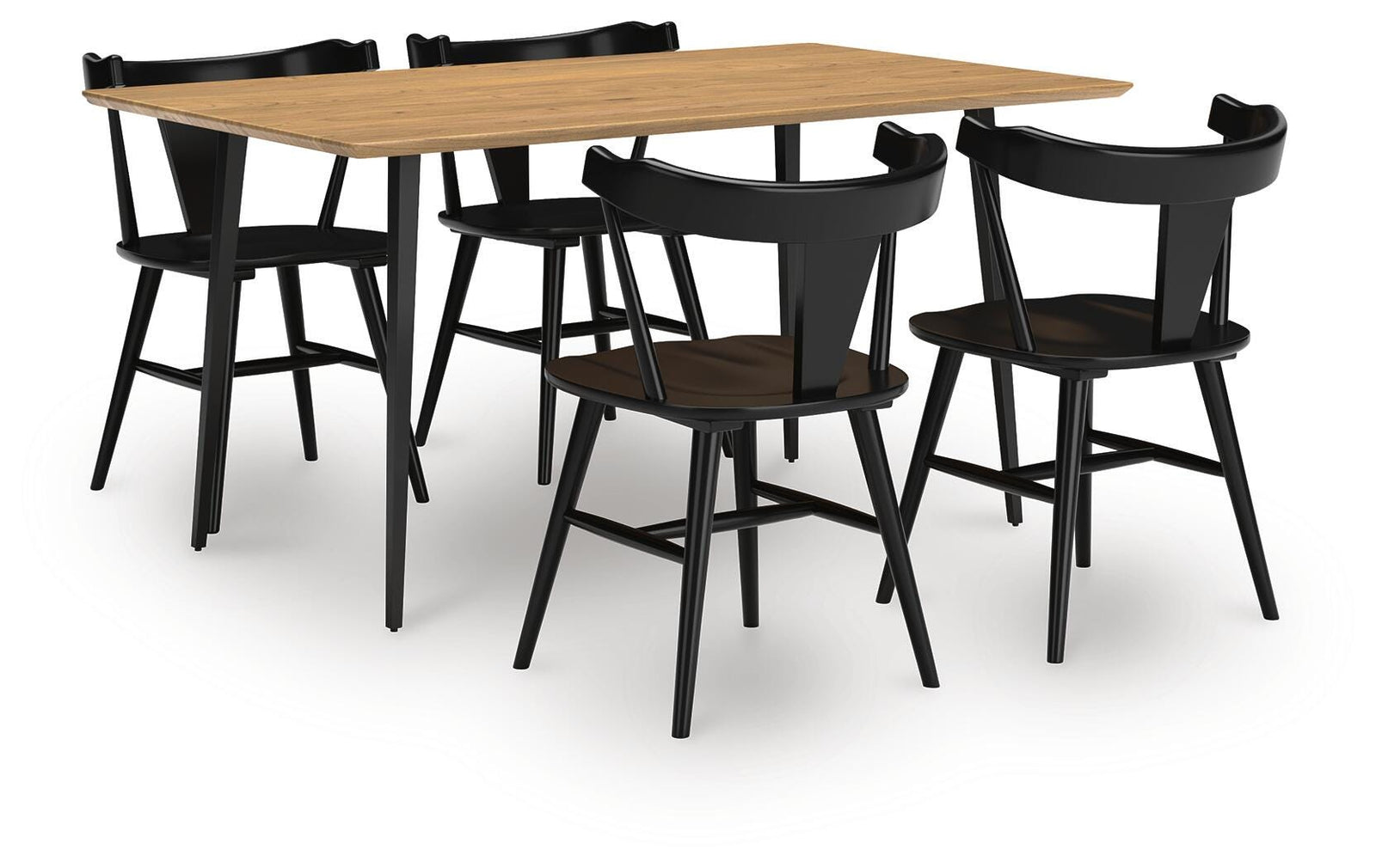 Gretlynn Dining Table and 4 Chairs (D501-SI)