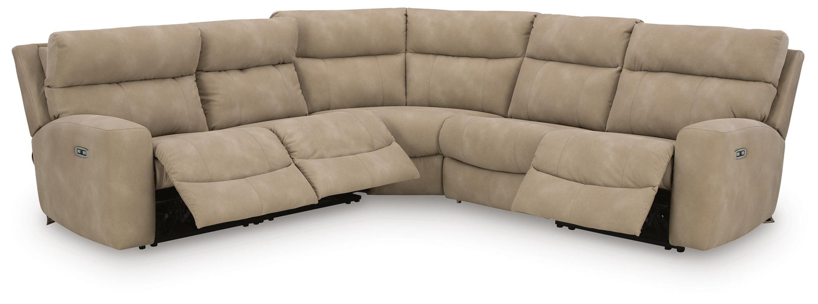 Next-Gen Durapella 5-Piece Power Reclining Sectional (61004-SI) - Image 2