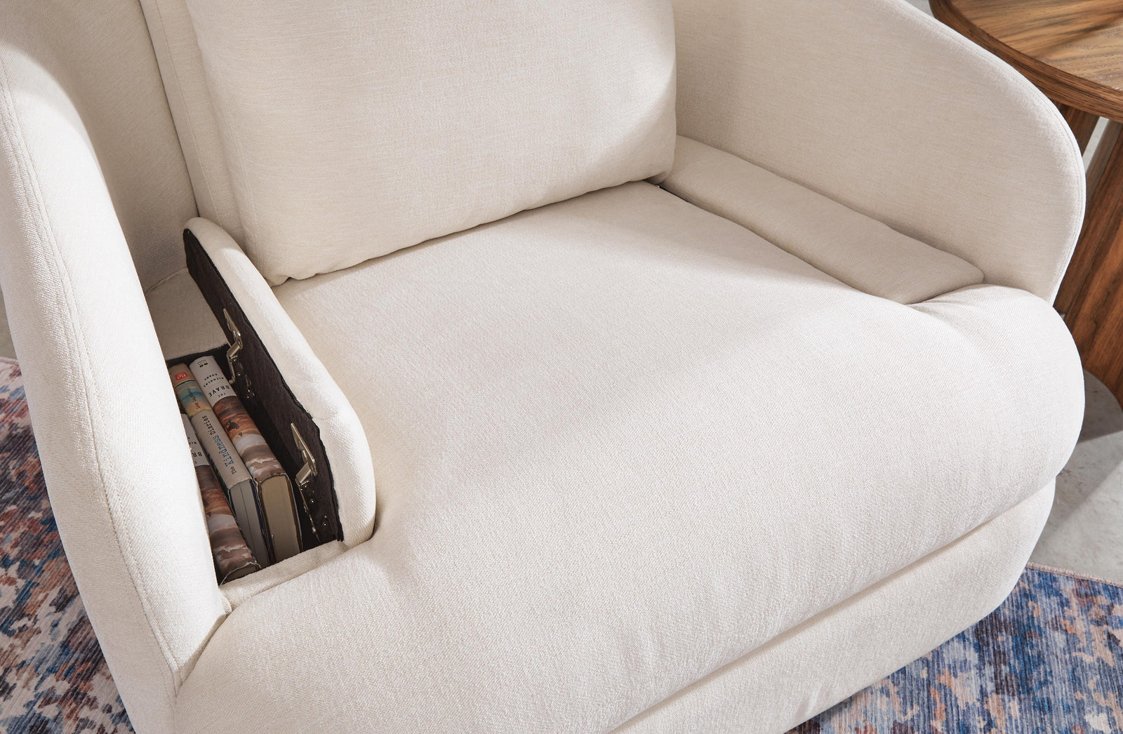 Modmax Swivel Glider Recliner (92103-SI) - Image 10