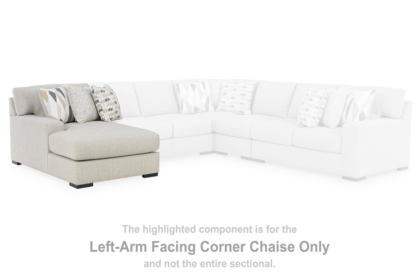 Laurelgrove Left-Arm Facing Corner Chaise (75105-SI) - Image 15