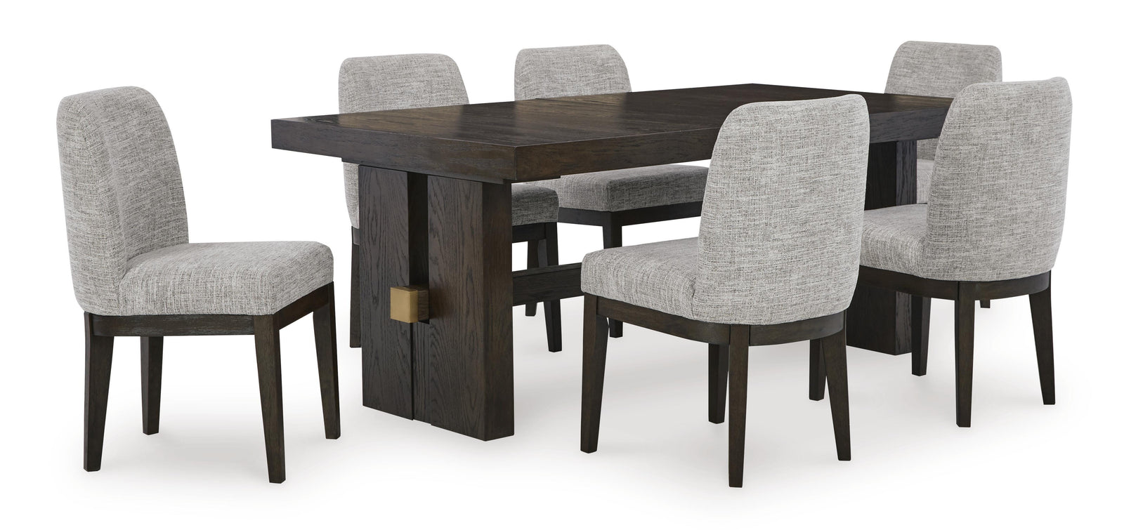 Burkhaus Dining Table and 6 Chairs (D984-SI) - Image 10