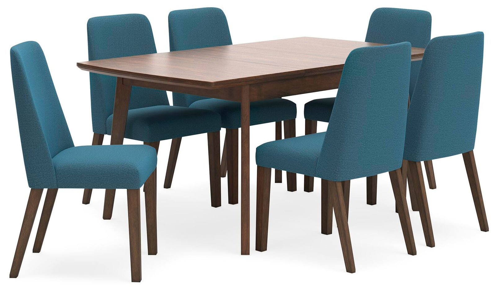 Lyncott Extension Dining Table and 6 Chairs (D615-SI)