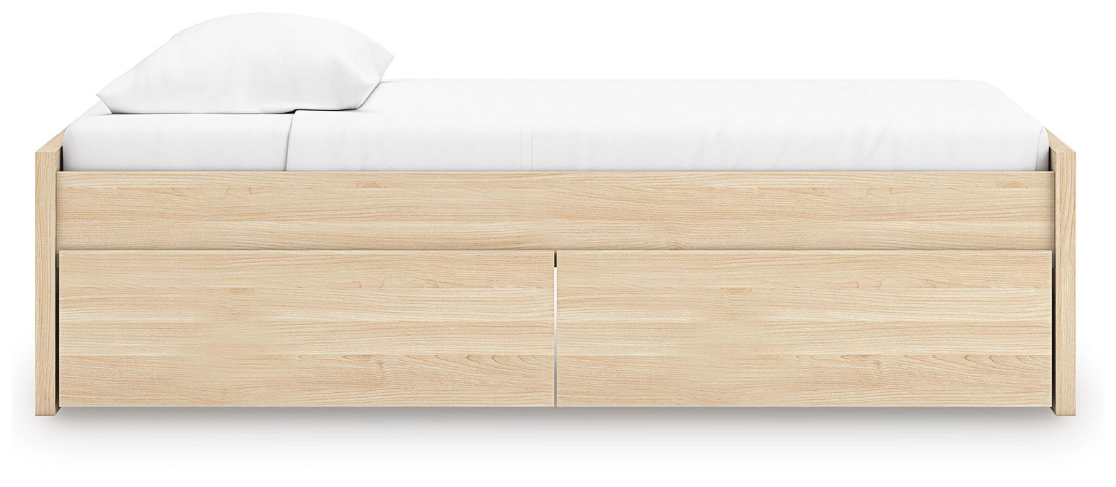 Onita Platform Bed with 1 Side Storage (Youth) - Natural (EB9632-SI) - Image 6
