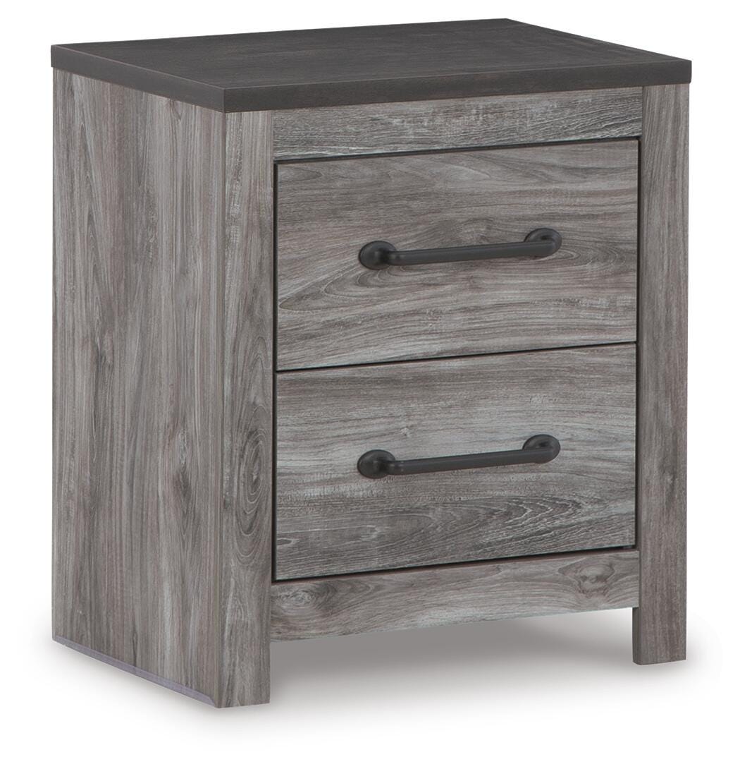 Bronyan Panel Bed, Dresser, Mirror and Nightstand - Dark Gray (B1290-SI) - Image 7