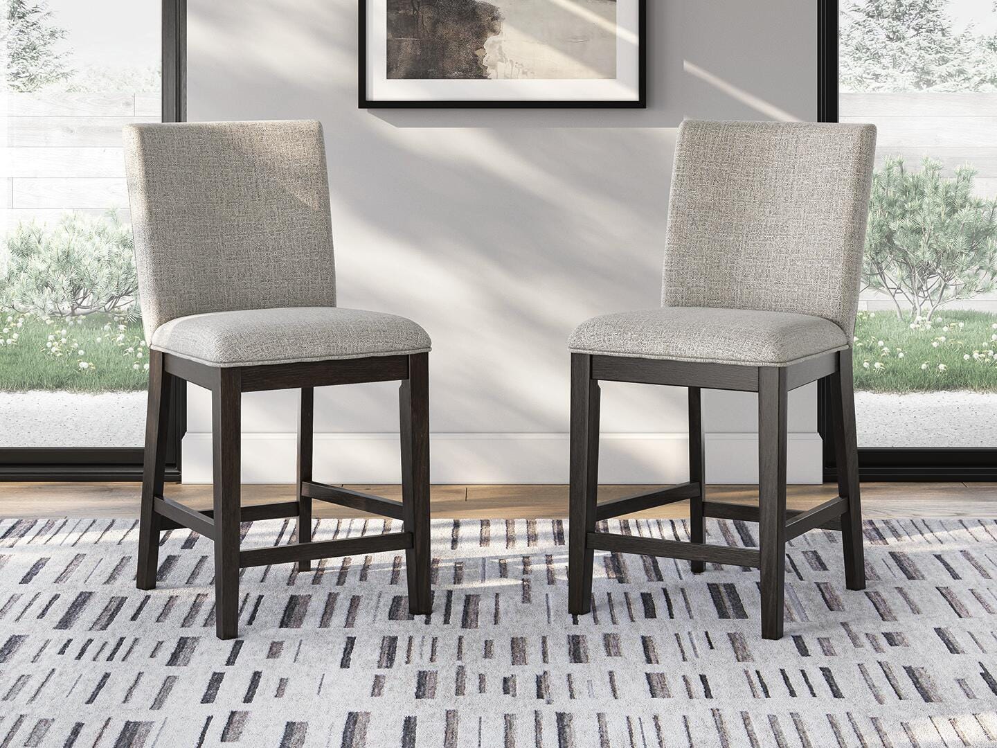 Neymorton Counter Height Barstool (D618-SI) - Image 7