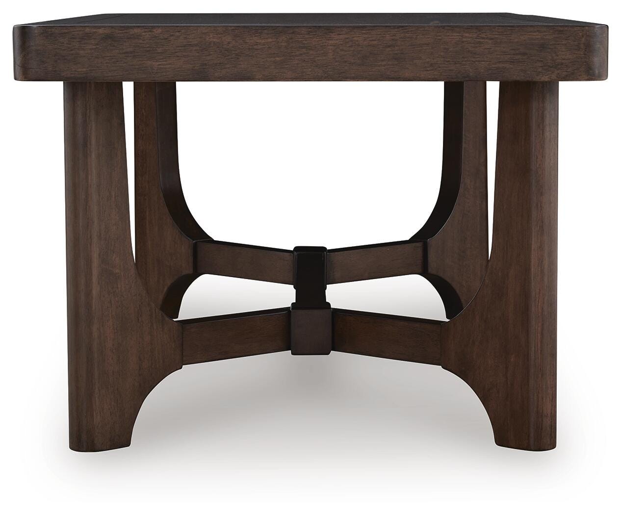 Korestone Coffee Table - Dark Brown (T438-SI) - Image 4
