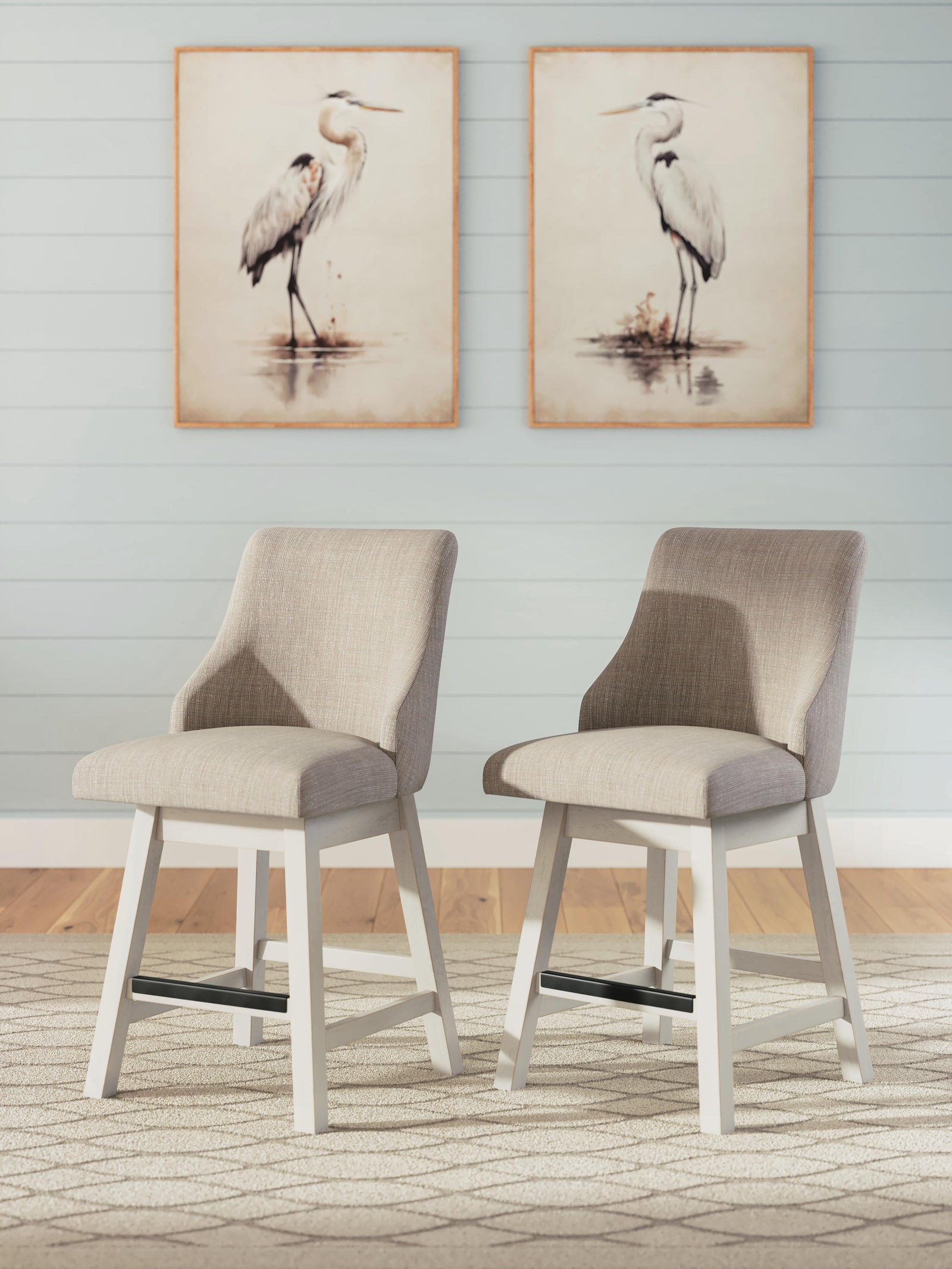 Robbinsdale Counter Height Barstool (Set of 2) (D642-SI) - Image 2
