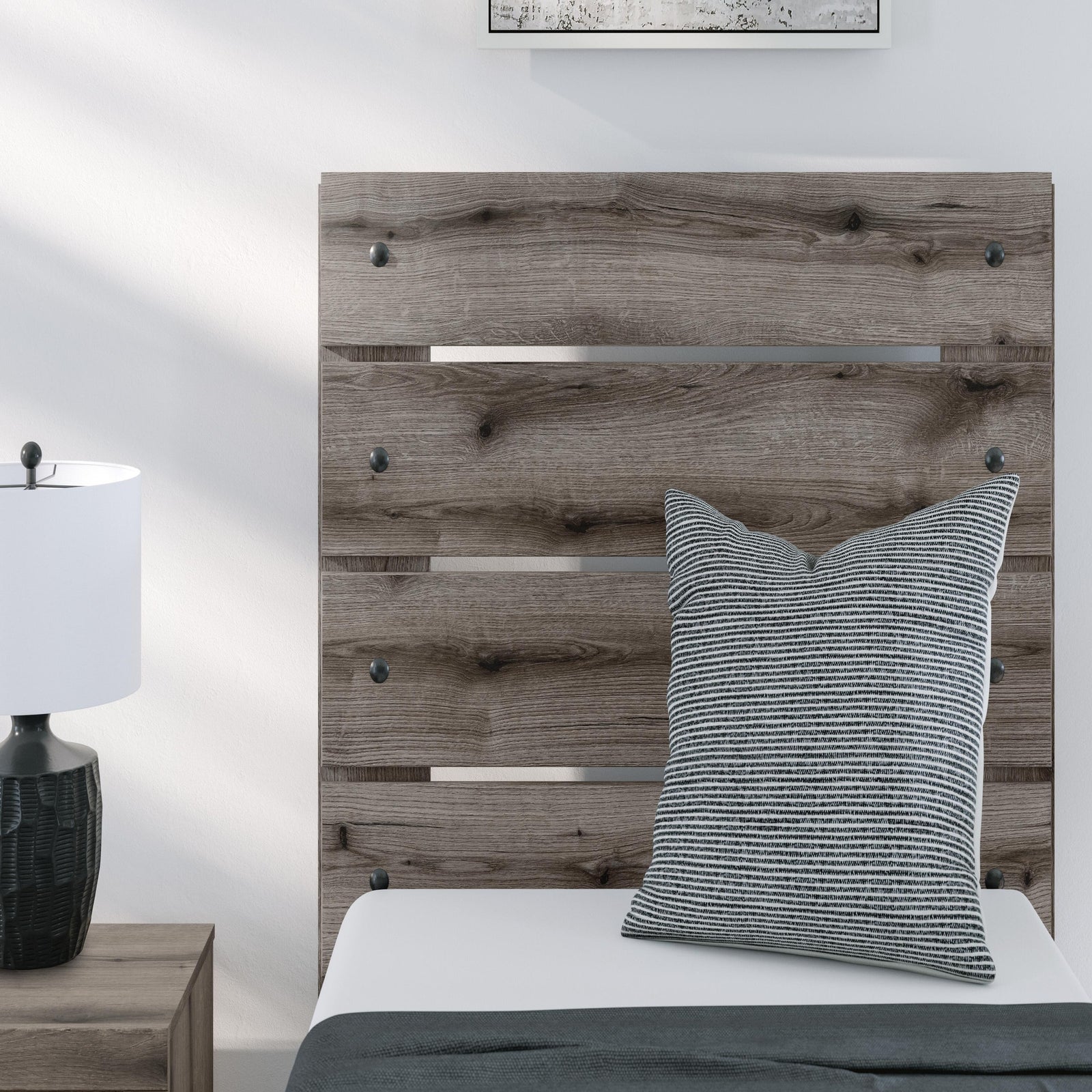 Graystorm Twin Panel Bed with Storage (PCB2405-SI) - Image 10