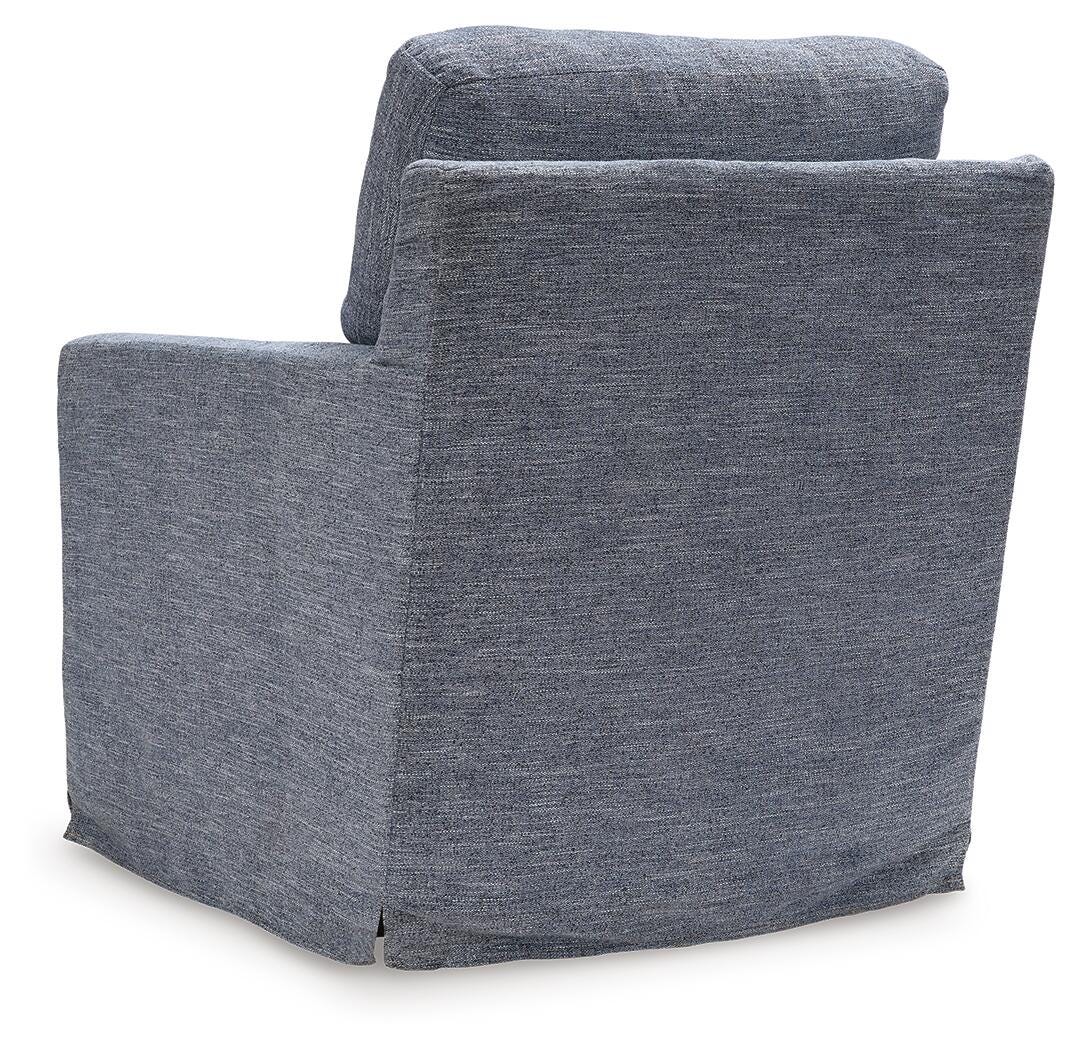 Nenana Next-Gen Nuvella Swivel Glider Accent Chair (A3000646-SI) - Image 4