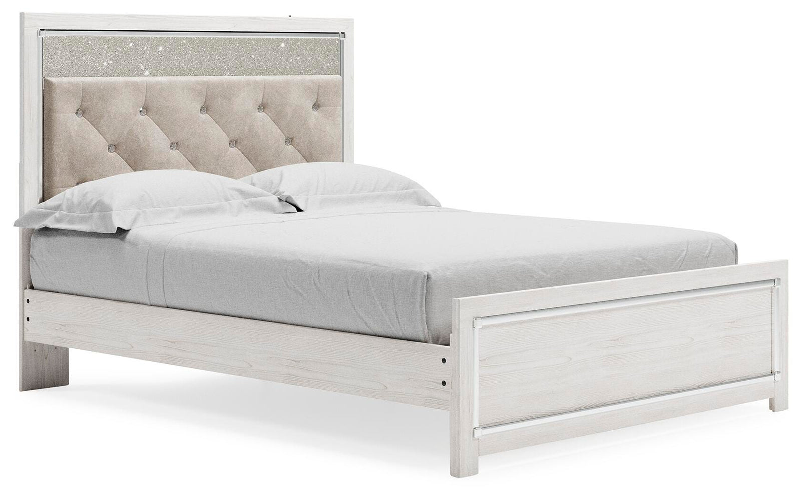 Altyra Upholstered Panel Bed, Dresser and Mirror (B2640-SI) - Image 10