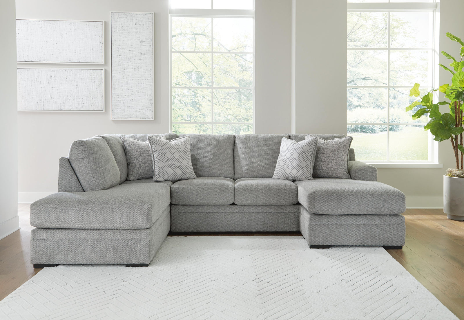 Casselbury 2-Piece Sectional with Chaise (52906-SI) - Image 3