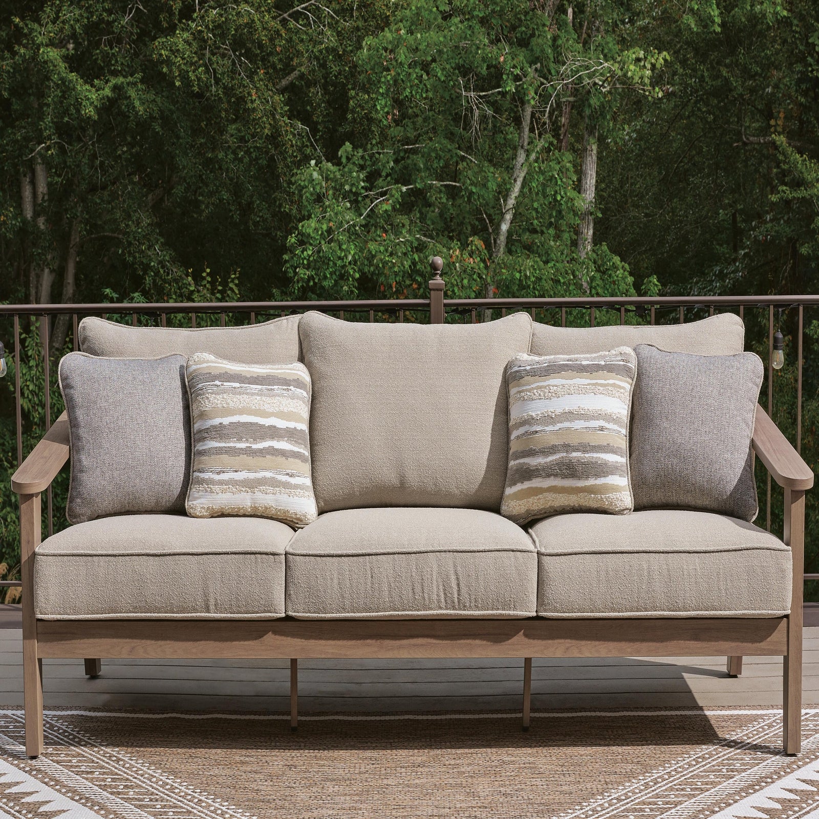 Harmony Headlands Outdoor Sofa with Cushion (PCP428-SI) - Image 14