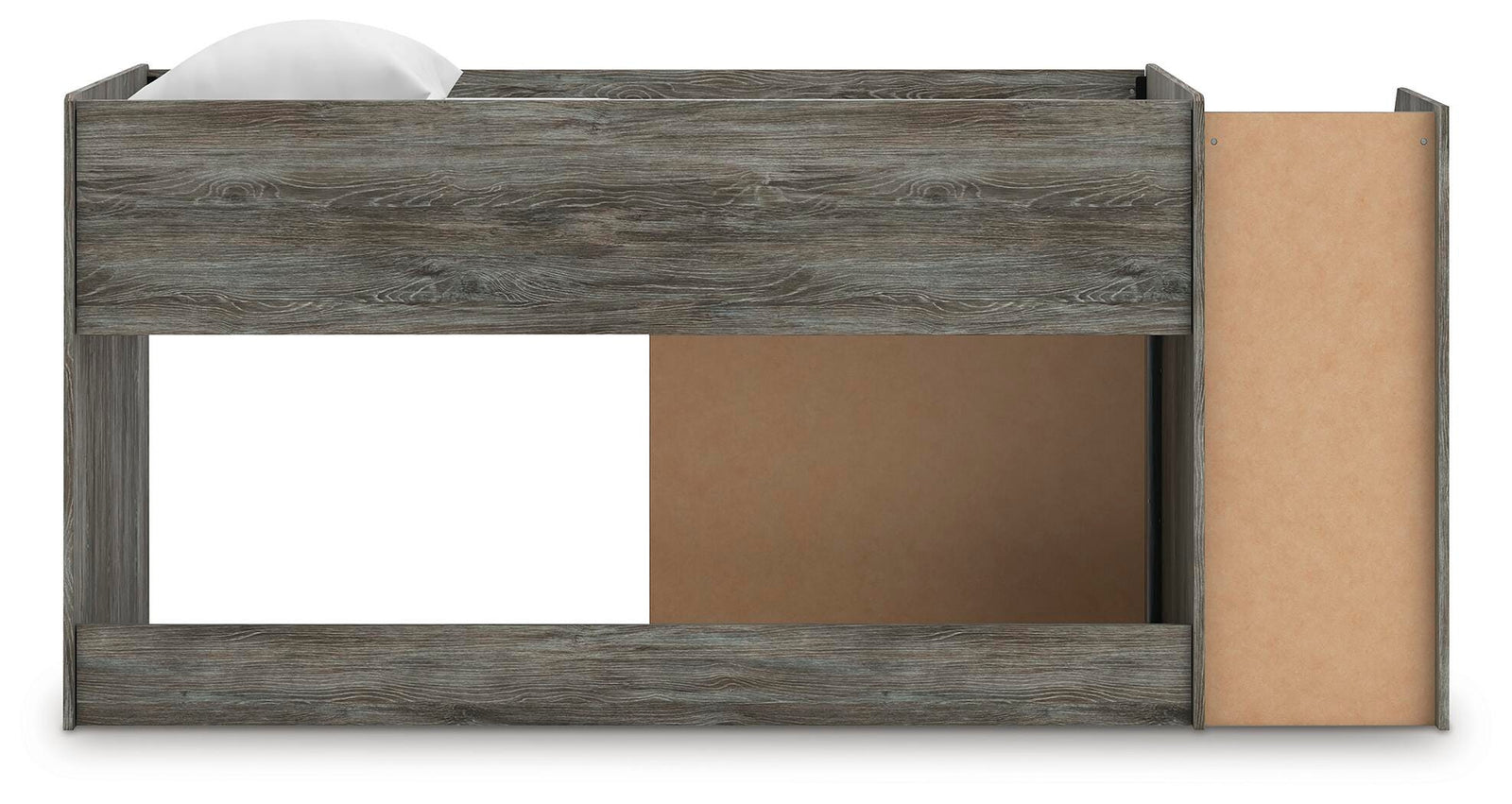 Frandern Loft Bed with Drawer Storage (Youth) - Gray (B4480-SI) - Image 5